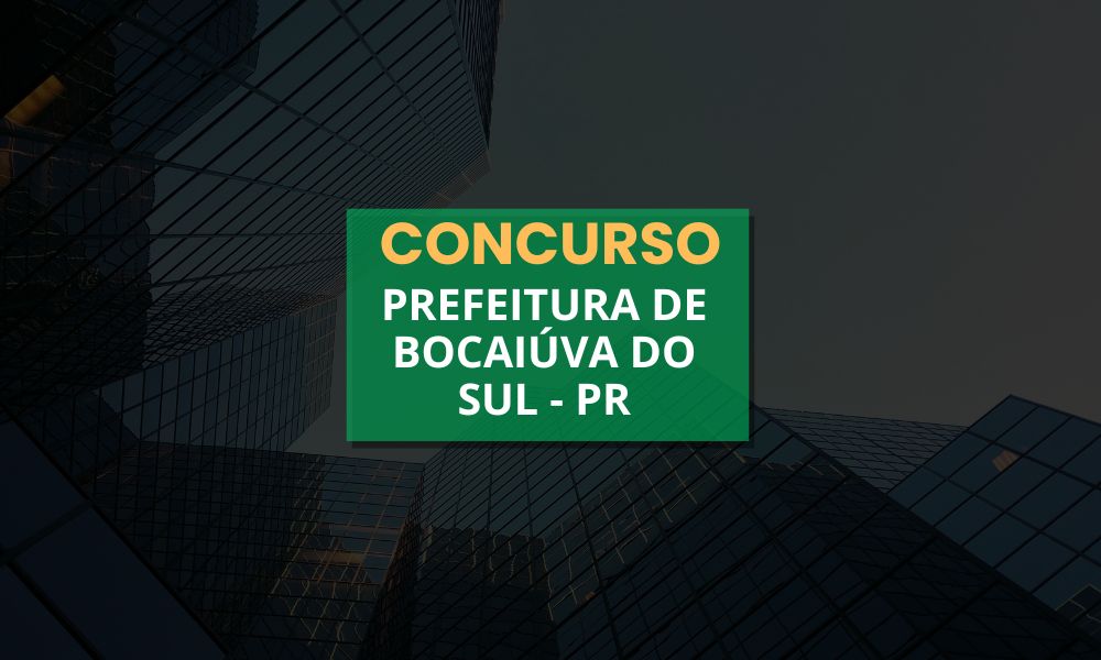 prefeitura de bocaiúva do sul pr