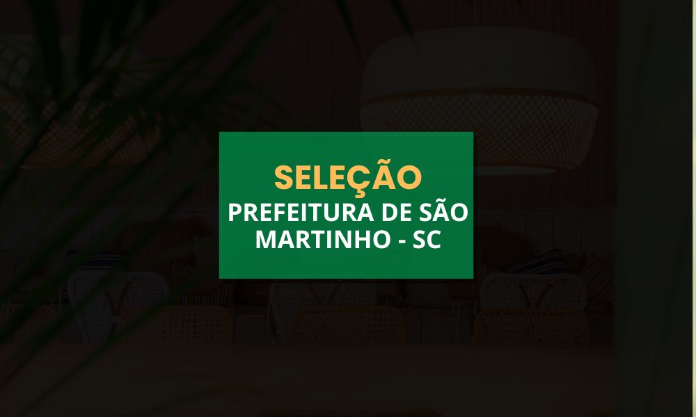 prefeitura de são martinho sc