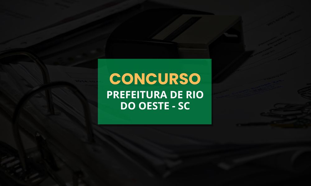 prefeitura de rio do oeste sc