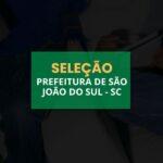 prefeitura de são joão do sul sc